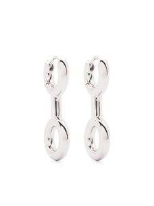 Charlotte Chesnais boucles d'oreilles Binary Chain - Argent