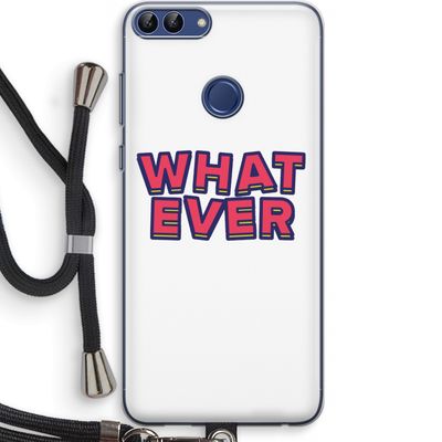 Whatever: Huawei P Smart (2018) Transparant Hoesje met koord