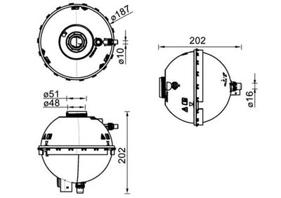 Expansietank, koelvloeistof CRT211000S