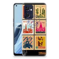 OPPO Reno 7 5G | Find X5 Lite | Silliconen Back Cover | Postzegels