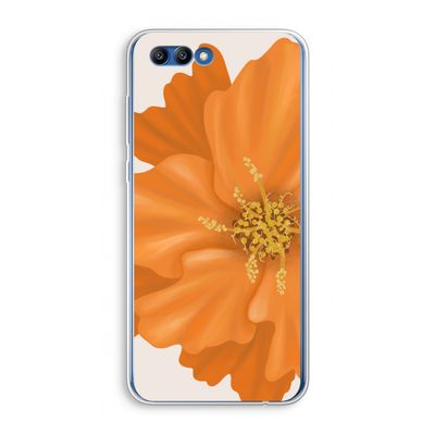 Orange Ellila flower: Honor 10 Transparant Hoesje