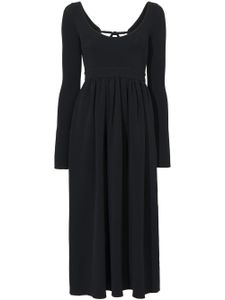 Proenza Schouler White Label robe en maille à manches longues - Noir