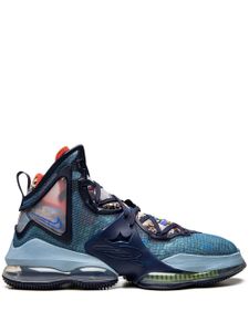 Nike baskets montantes LeBron 19 'Blackened Blue' - Bleu