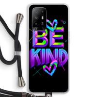Be Kind: Oppo A94 5G Transparant Hoesje met koord