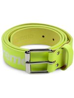 Supreme ceinture en cuir Repeat leather 'Flourescent Yellow' - Vert