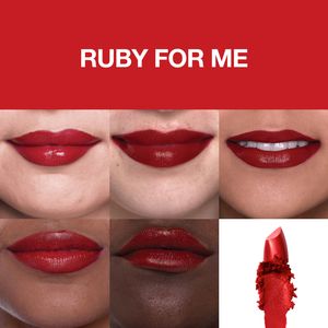 Maybelline Color Sensational Made For All Lipstick - 385 Ruby For Me - Rood - Glanzende Lippenstift