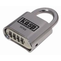 Kasp K11750D Hangslot 50 mm Zilver Cijferslot - thumbnail