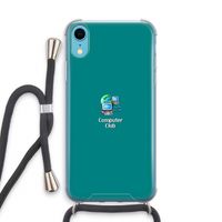 Win98: iPhone XR Transparant Hoesje met koord