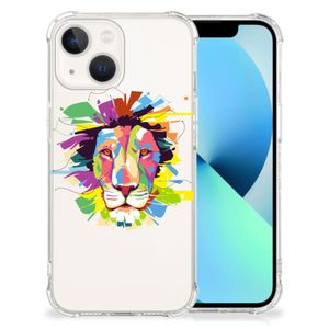 iPhone 13 Stevig Bumper Hoesje Lion Color