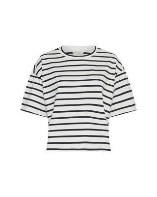 Msch Copenhagen Mschleana Tee Stp T-shirts Egret/sky Cap