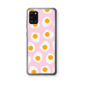 Dancing eggs: Samsung Galaxy A31 Transparant Hoesje