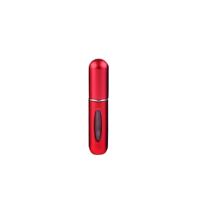 Portable mini aluminium hervulbare parfum fles spray lege cosmetische containers verstuiver capaciteit: 5ml (rood)