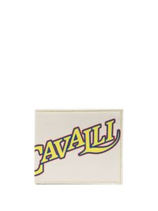 Roberto Cavalli portefeuille à logo imprimé - Tons neutres