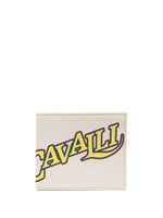 Roberto Cavalli portefeuille à logo imprimé - Tons neutres