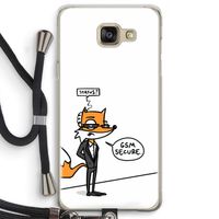 GSM secure: Samsung Galaxy A5 (2016) Transparant Hoesje met koord