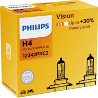 Philips Vision Type lamp: H4, verpakking van 2, koplamp voor auto