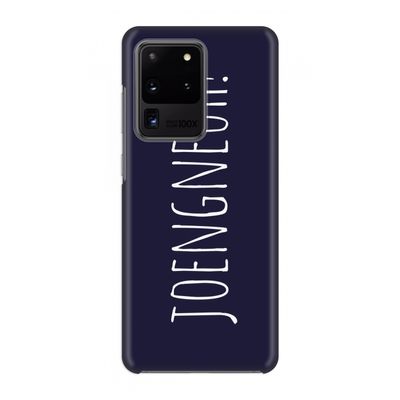 Joengneuh!: Volledig geprint Samsung Galaxy S20 Ultra Hoesje