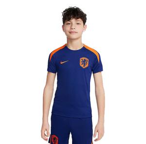 Nike Nederland Strike Voetbalshirt Training Junior Donkerblauw maat XL