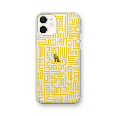 Majorelle Blue Print: iPhone 12 Transparant Hoesje