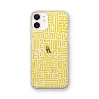 Majorelle Blue Print: iPhone 12 Transparant Hoesje