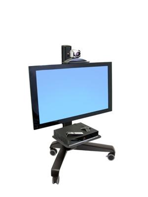 Ergotron Neo-Flex Mobile MediaCenter UHD Zwart Vlakke paneel Multimediawagentje