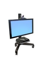 Ergotron 24-192-085 Neo-Flex Mobile MediaCenter UHD TV-wagen Constant Force-technologie, In hoogte verstelbaar 127,0 cm (50) - 165,1 cm (65) Kantelbaar, - thumbnail