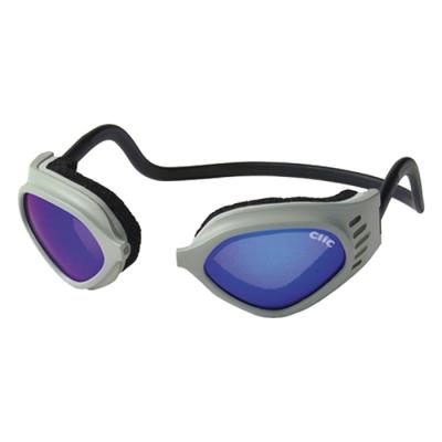 CliC Sport Goggle Small grijs met blauwe spiegel glazen