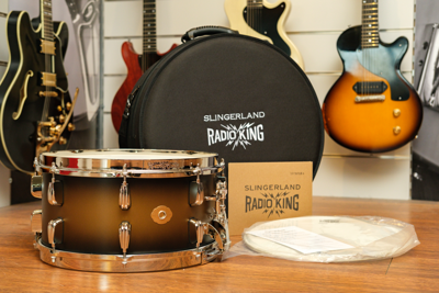 Slingerland Radio King Black and Gold Lacquer Limited Edition 14x07