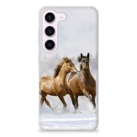 Samsung Galaxy S23 TPU Hoesje Paarden