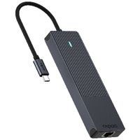 Rapoo USB-C Multiport Adapter, 6-in-1 - thumbnail