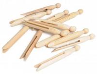 La Droguerie Écologique Wasknijpers - houten pins - 25st