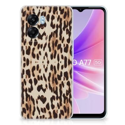 OPPO A77 | A57 5G | TPU Hoesje | Leopard