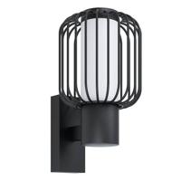 EGLO Ravello Wandlamp Buiten - E27 - 16,5 cm - Zwart|Wit