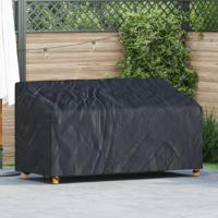 Tuinbankhoes Zwart 185 x 85 x 65 / 94 cm 420D Oxford Stof