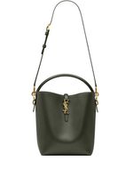 Saint Laurent mini sac en cuir Catherin à plaque logo - Vert - thumbnail