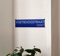 Straatnaambord amsterdam gepersonaliseerde stickers - thumbnail