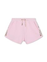 Michael Kors Kids short en coton à logo imprimé - Rose