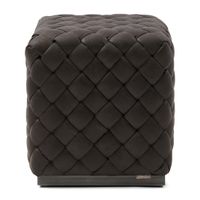 Rivièra Maison Hocker 'Room 48' 40 x 40cm, Pellini, kleur Espresso - thumbnail