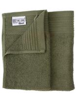 The One Towelling TH1020 Classic Guest Towel - Olive Green - 30 x 50 cm