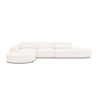 Haluta - 4-zits Hoekbank Jovie - 342x166x70 - Wit