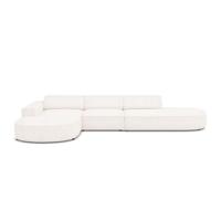 Haluta - 4-zits Hoekbank Jovie - 342x166x70 - Wit