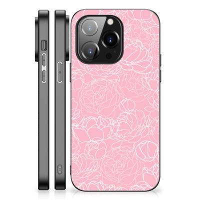 iPhone 14 Pro Bloemen Hoesje White Flowers