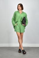 Sea Me Happy short Moby Wrinkled Cotton matcha