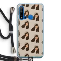 Bonjour mon amour: Huawei P20 Lite (2019) Transparant Hoesje met koord