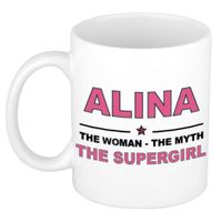 Alina The woman, The myth the supergirl collega kado mokken/bekers 300 ml