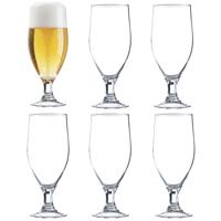 Vicrila Speciaalbier Glas - 6x - Dunkel - gehard glas - 38 cl - speciaalbier glazen - bierproeverij