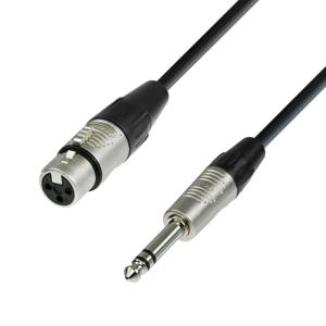 Adam Hall 4 Star BFV 0500 verloopkabel XLR female naar Jack TRS 5,0 m
