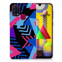 Samsung Galaxy M31 TPU Hoesje Funky Triangle