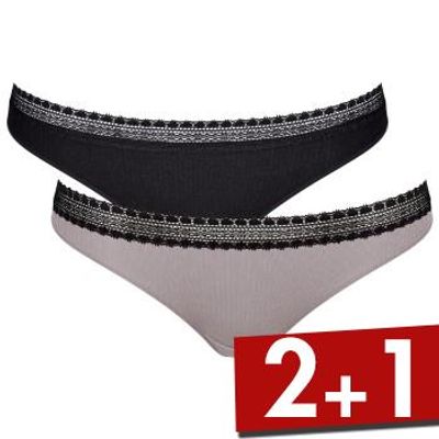 Sloggi 4 stuks GO Ribbed Brazilian * Actie *