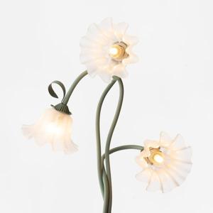 Elegante Calla Flowers Witte Vloerlamp